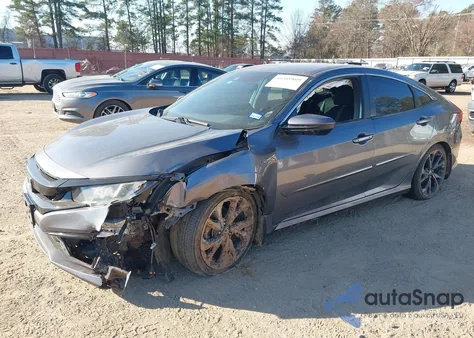 2019 Honda Civic Sport from USA, damaged, VIN 19XFC2F89KE030523